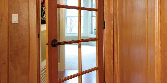 SINGLE-GLAZED FRENCH DOORS In Douglas Fir. All Single-Glazed French Doors are -3/8" thick with /8" SG, unless otherwise noted.