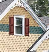 Perfection Shingles in natural clay and Monogram