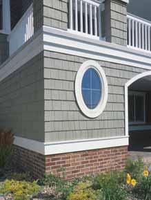 Double 7" Perfection Shingles and Double 7" Perfection Mitered Cornerposts in