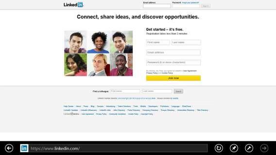 Linkedin To set up a Linkedin account: 1. To sign up, go to www.linkedin.com and follow the registration instructions 2. Create your personal profile.