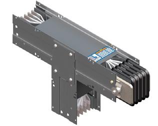TRUKIG ELEMETS FLAT TEE Technical data see pg. 51 This element enables the busbar trunking system to achieve all possible layouts.