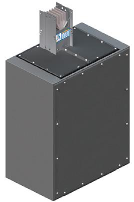 COECTIO ELEMETS ED FEED UIT FOR VERTICAL RUS Technical data see pg. 51 This unit is used to feed the busbar trunking system by cable in high-rise vertical runs.