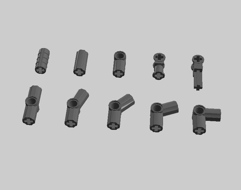 Useful LEGO pieces - Axle connectors Axles