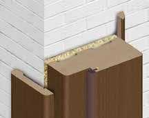 OB BLOCK DOOR FRAME caps for hinges OB BLOCK DOOR FRAME 90 X MM OB + LO BLOCK DOOR FRAME 90 X WITH FLAT ARCHITRAVE LO 0 x 60 mm hinge CONSTRUCTION: MDF board foiling all decors available in INVADO