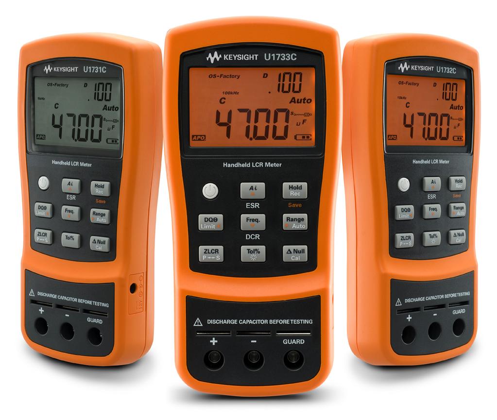 Keysight Technologies U1730C Series Handheld LCR Meters Take
