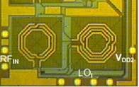 Due to the process variations, there are small differences between the performances of one chip to the other chip.