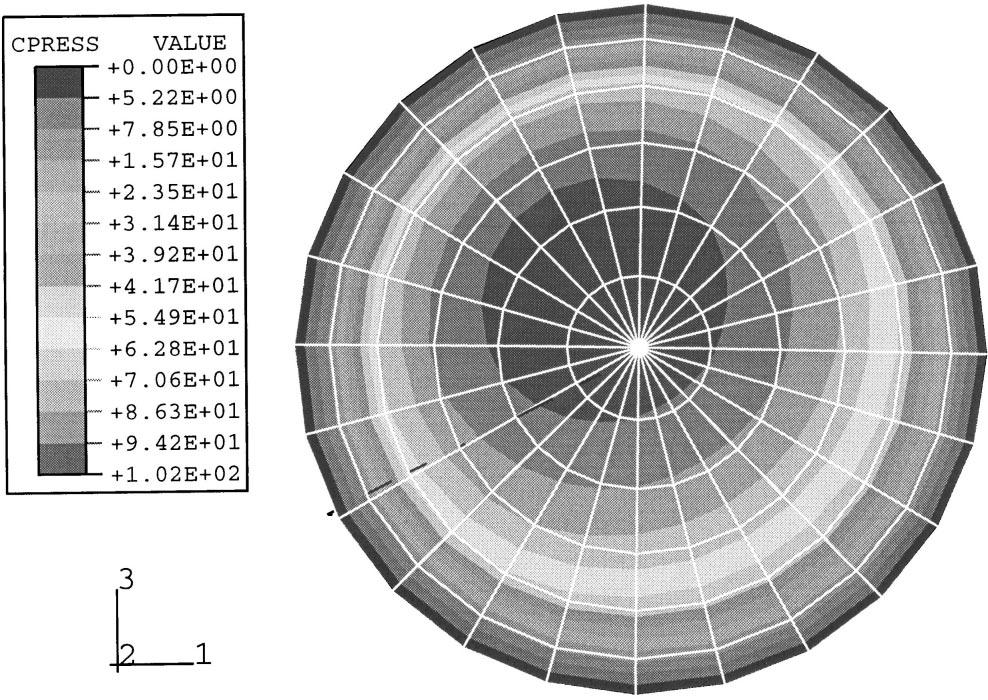 J. Sun et al. / Journal of Materials Processing Technology 105 (2000) 204±213 207 Fig. 3. Polishing pressure distribution at tˆ0.1 s. 3.2. Polishing trace analysis A single given node on the polishing tool surface generates the polishing trace on the workpiece surface.