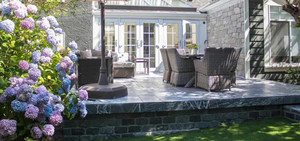 LANDSCAPING PRODUCTS NATURAL STONE HARDSCAPE Curb appeal sets the tone for the overall look and feel of an
