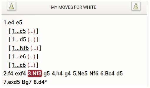 You can open this file in MyGamesCloud, and then you can add the lines which you want to accept to the repertoire for White or for Black by marking the moves in the cloud