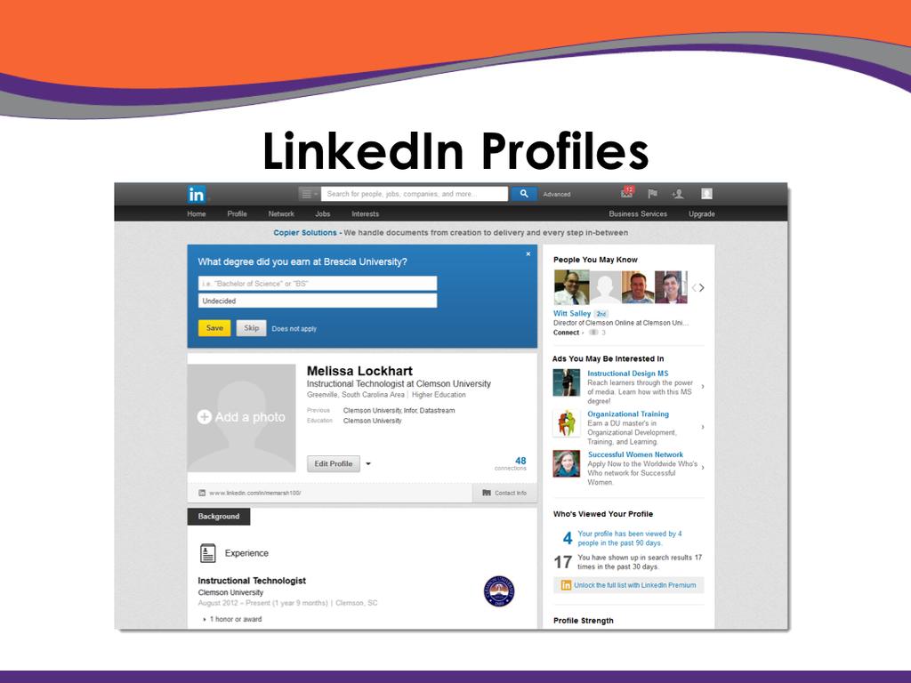Your LinkedIn Profile is in Essence your resume.