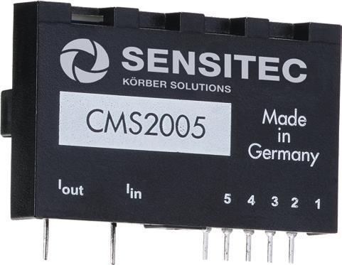 The CMS2000 product family offers PCB-mountable THT current sensors from 5 A up to 100 A nominal current for industrial applications.