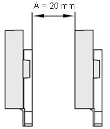 PCB Layout Fig. 9: Recommended clearance A among each other. Fig. 10: Recommended current feed layout.