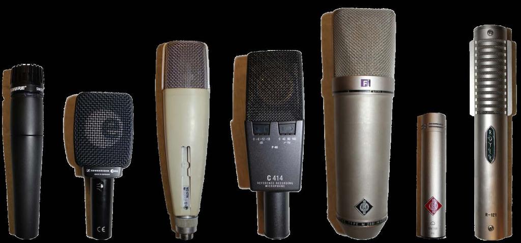Microphone legend: _57_ Shure SM57 (dynamic) _906_