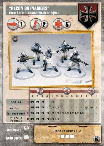 Q: How can a unit split fire to target different units during the same activation? A: The unit card displays a weapon line for each type of weapon that the unit carries.