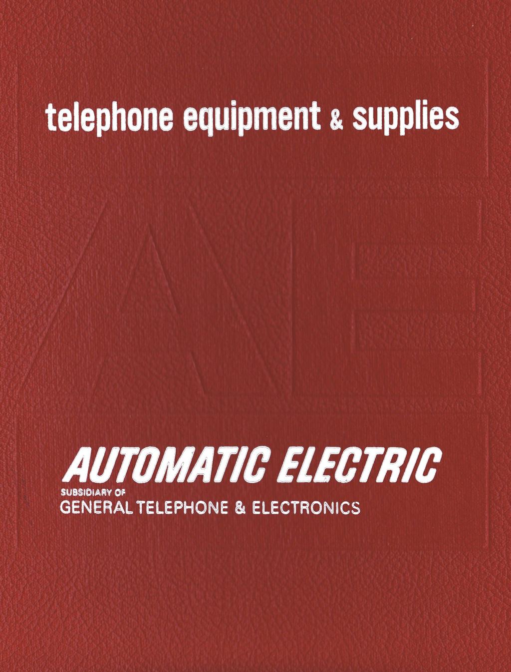 telephone equipment & supplies AUTOMATIC