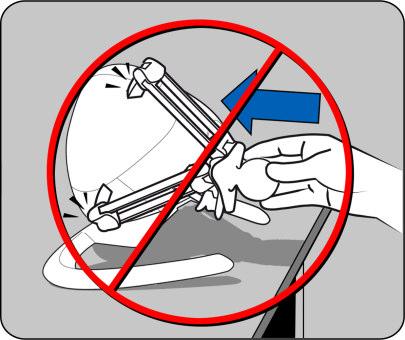 Keep your arm parallel to the ground and not touching the table. 2. While using the Falcon, maintain your wrist at a neutral position so that there is no bend from your wrist to your hand. 3.