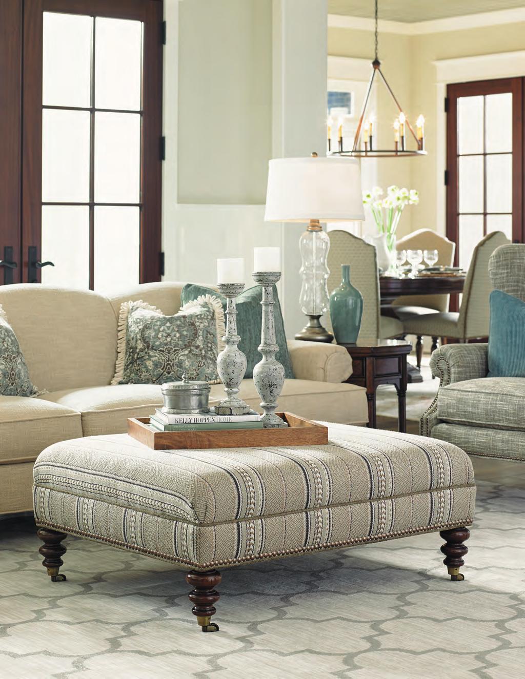 In the style of country manor living, Coventry Hills blends new traditional design with a gently distressed, hand-burnished artisan finish that evokes a sense of comfort and familiarity, reflecting