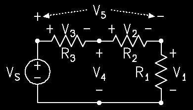 Figure 1. Let R 1 = 20K R 2 = 33K R 3 = 47K Calculate V 1, V 2, V 3, V 4, and V 5. Measure each of the voltages using channel 1 of the oscilloscope. (Press Auto Scale for easy scope measurements.