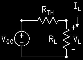 Now construct the Thevenin equivalent of this circuit, using a DC source set equal to the V OC measured above, and a resistance equal to R TH