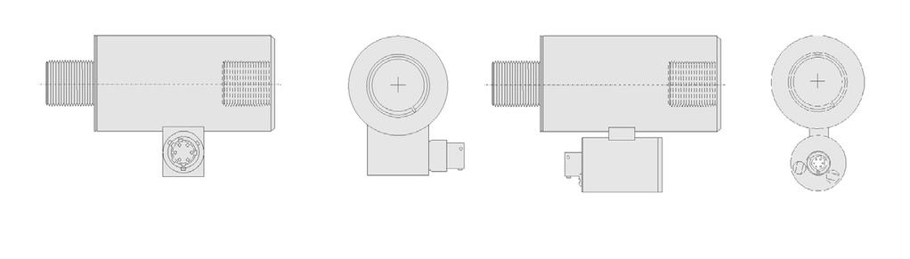 Rod End In-Line Compression/Tension Load Cell MOUNTING DIMENSIONS Unamplified only Amplified only Range (lb) D mm [in] T L2 mm [in] L1 mm [in] A mm [in] B mm [in] E mm [in] F mm [in] 2000 to 5000