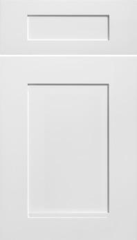Montessa Gloss White 807XS913 MDF: Thermofoil High Gloss Finish slab door