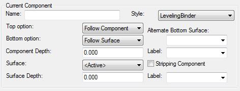 9. Add an Overlay Stripping Component with the following settings: The three new points for this component should be