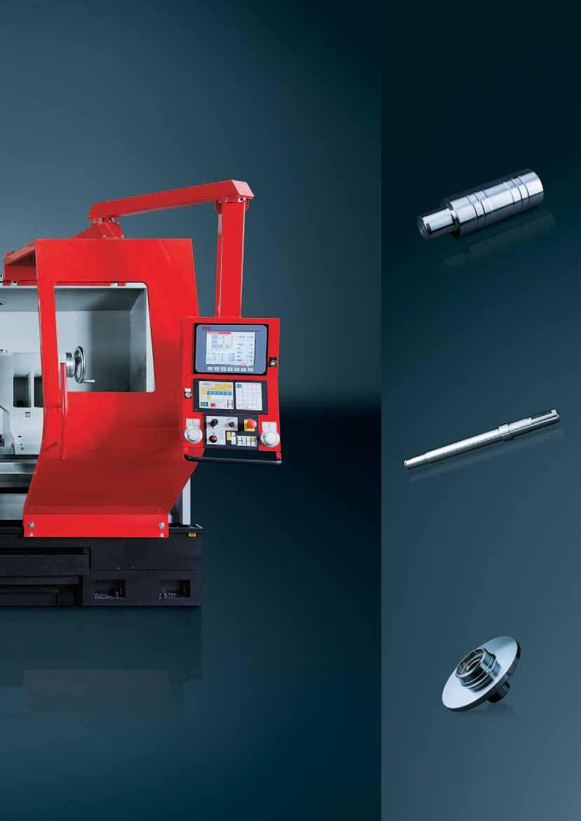 [Workpieces] [Tailstock] - Stable construction - MK 6 - Quill diameter 120 mm - Included in the standard equipment Connecting sleeve (Steel) Drive shaft (Steel) [Control] - Fagor