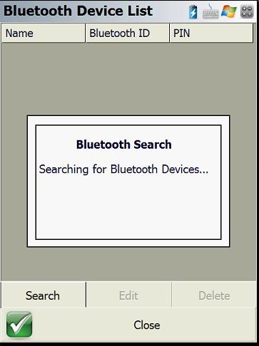 has been stored in Device box, and then click on Connect button to bond with the Bluetooth.