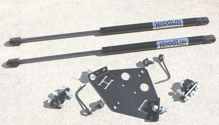 Installing your HoodLift on your Jeep TJ Congratulations on your purchase of a genuine HoodLift made by the company who invented the Jeep aftermarket HoodLift in the mid-1990 s.