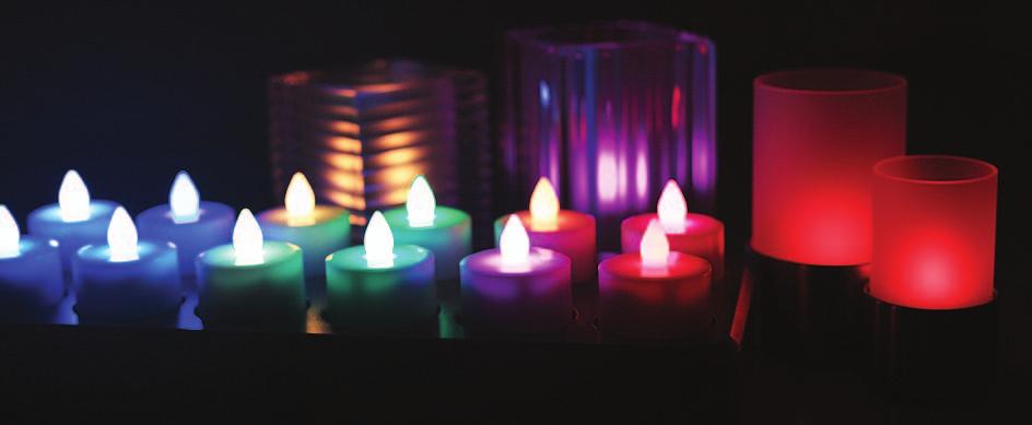 RECHARGEABLE LED TEALIGHT CANDLES & LUMEA LAMPS These tealight-sized LED candles have very long running hours and work in harmony with a variety of our recommended Lumea lamps for the best