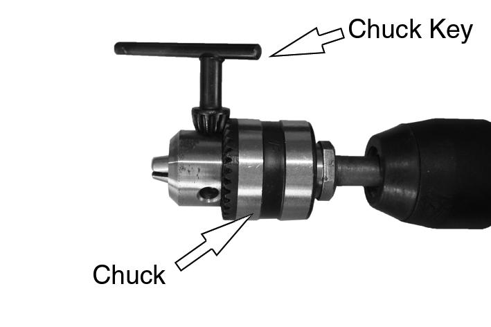 vents. USING THE KEYED CHUCK CAUTION: TO PREVENT DAMAGE, DO NOT USE THE HAMMER DRILL MODE WHEN USING THE KEYED CHUCK. 1. The keyed chuck is inserted in the same way as SDS Bits.