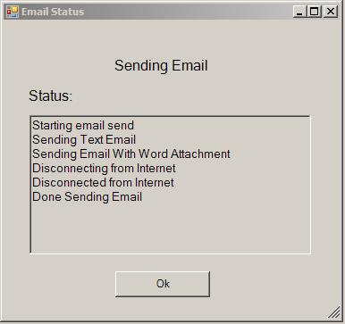 Figure 29: Responder Email Status