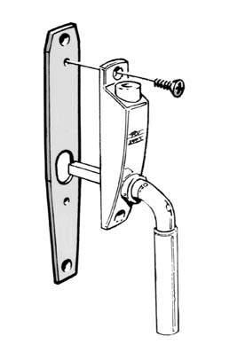 Accesories for security handles 4926 4484 4919 Mounting plate 4926 For security handles Fix 844S, 876S, 895S and 8465S.