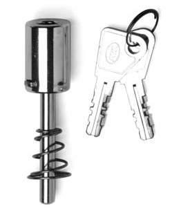 also available with the same locking as pushbutton cylinder Fix 7287 intended for window locks Fix 2820 and 2830, page G 152.