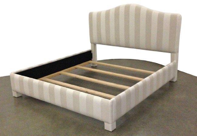Provence Bed dimensions twin: 42"w x 52"h (34"h footboard) x