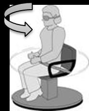 Chair rotation Perceived rotation
