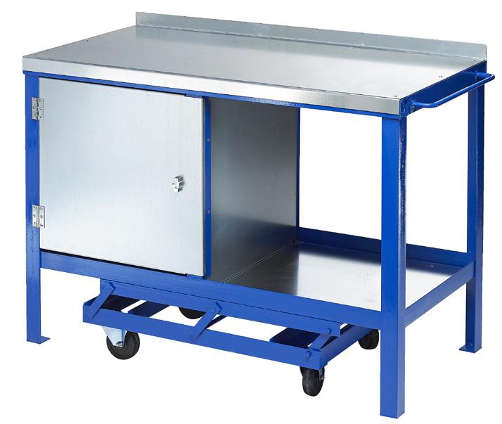 MOBILE WORKES MAXIMUM MOBILITY MAXIMUM STABILITY 1000kg ON LEGS 360kg ON CASTORS Our mobile workbenches offer invaluable flexibility in use and positioning.