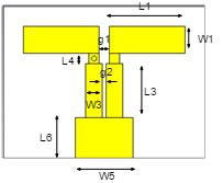 Design of a Dual Band Printed Dipole Antenna for WIFI Application with viahole balun are listed in Table 4. at 5.