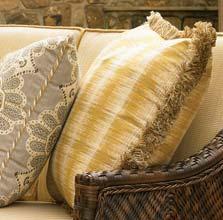 Dual fabrics are priced at a higher grade. Available fabric grades: A, COM, B, C, D, E, F, G, H. Contact a Tommy Bahama Outdoor dealer for further details. 8881-20 Throw Pillow 20W x 20H in.
