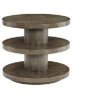 PROFILE INDEX 378-126 HEXAGON CHAIRSIDE TABLE W 22 D 20 H 25-1/2 in. W 55.88 D 50.80 H 64.77 cm. Figured flat cut walnut veneers.