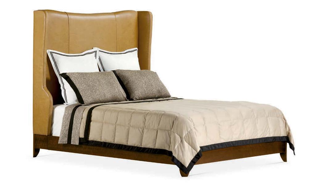 THE LAURA KIRAR COLLECTION 67 DANE UPHOLSTERED BED 9126Q/K/CK QUEEN (9126-05) W 65½" D 88½" H 62½" W 166 D 225 H 159 CM KING (9126-06) W 81¾" D
