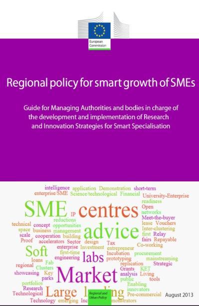 Soon available: Clusters in less developed regions SME innovation SME