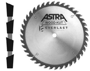 ASTRA WOOD AGP Alternate Top Bevel Everlast offers an alternative to the Forrest Woodworker II TM *Blade. Exceptional cut on rip and crosscut.