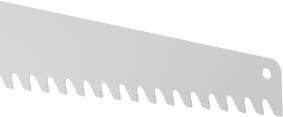 This handsaw is also designed with our special self-sharpening carbide teeth. WHITE LABEL BRICK`N BLOCK handsaw Item no.