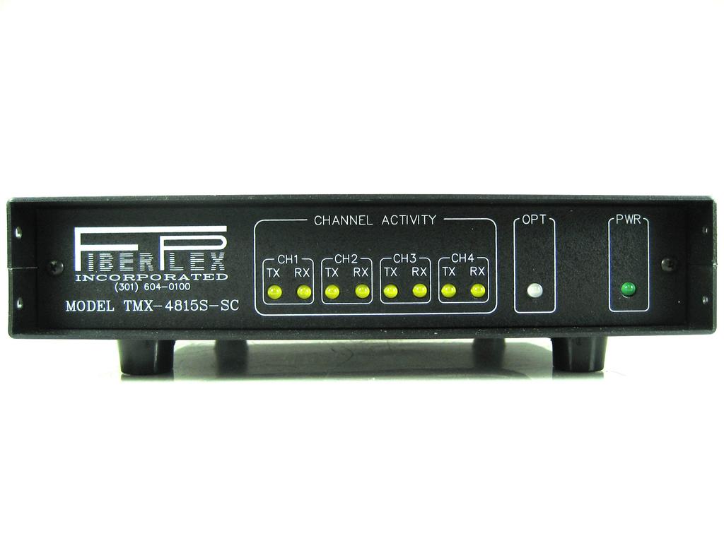 PRODUCT LE: 4-Channel Multiplexer CAGORY: ISDN and T/E Carrier S/T-Interface, DS1, T1, E1, DS1C, T1C, DS2, T2, E2 S-SC FEATURES Data Rate: - 64 kbps - S/T-Interface 192 kbps - DS1, T1 1.