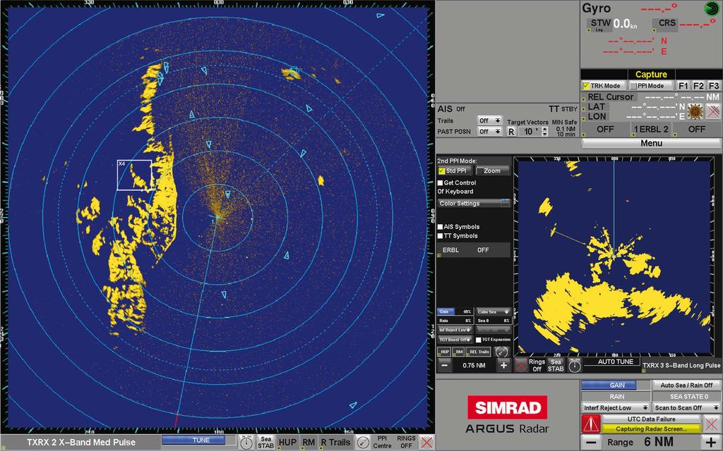 ARGUS RADAR Quick Reference Card Range Rings Own Ship Activated ERBL AIS Symbol AIS and TT Status Area Speed and Position information Display Presentation Zoom Window