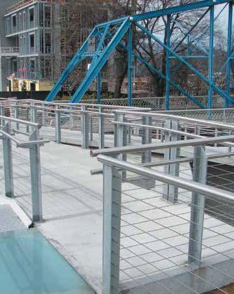 We recommend schedule 80 pipe or 2 x2 x1/4 square tubing for both the top and bottom rail, because of the forces applied when the cables are properly tensioned.