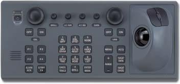 Customizable Function Keys Full-keyboard Control The control head has logically arranged controls in a combination of push