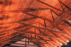 Expressed Hardwood Structures Introduction This guide provides ideas and design information to assist in the development of expressed native timber structures in buildings.