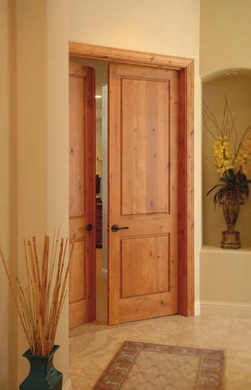 Interior Doors Panel Doors Combine the rich characteristics of our wood options with classic panel door design.